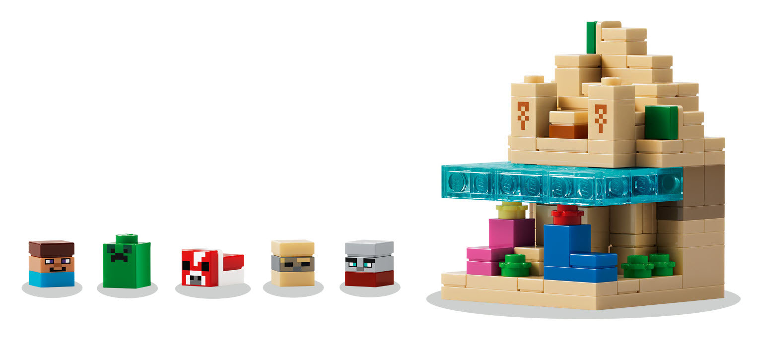 Minifiguren: LEGO Minecraft 21589 Mini-Biome