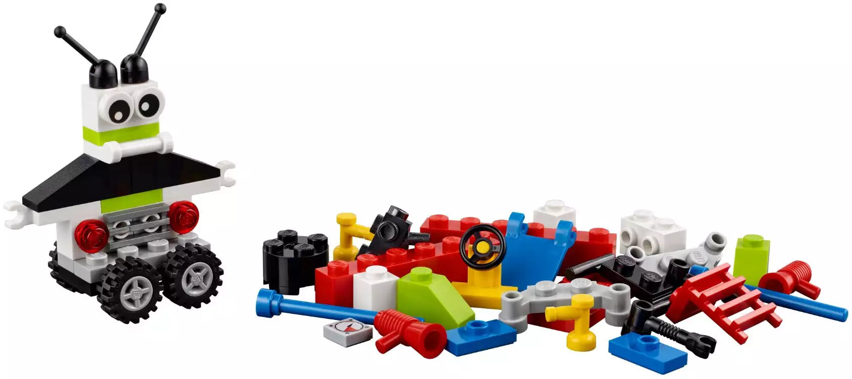 Inhalt: LEGO 30499 Freies Bauen Roboter Fahrzeug