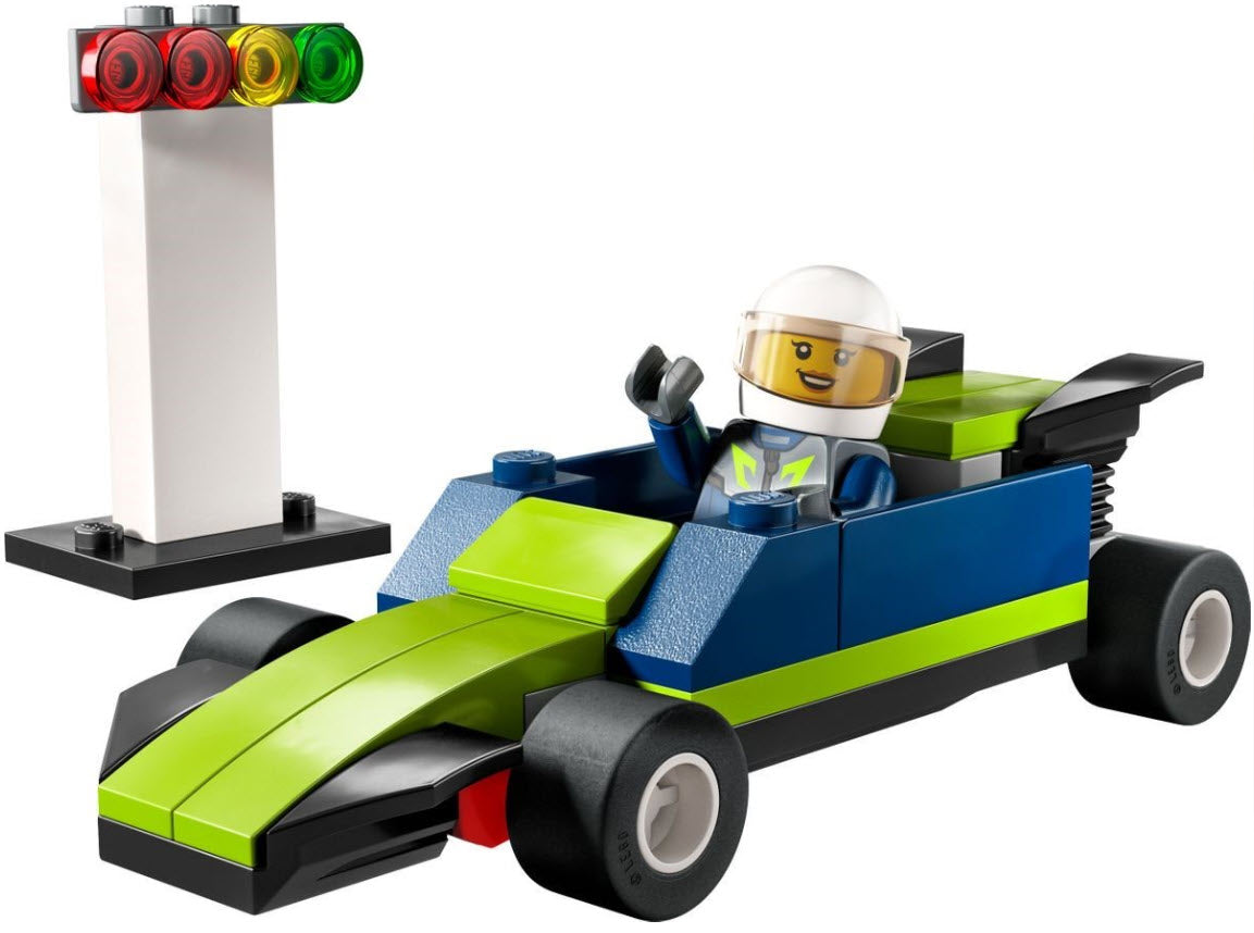 Inhalt: LEGO City 30640 Rennauto