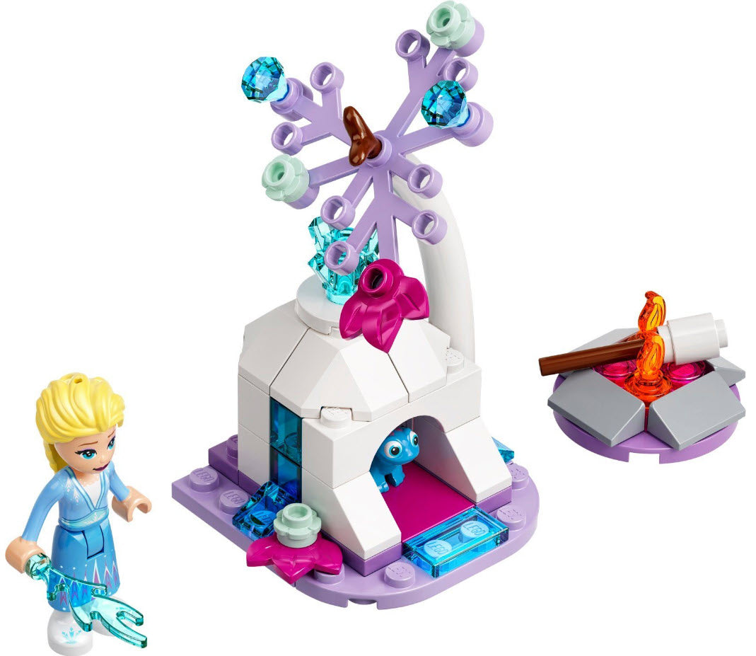 Inhalt: LEGO Disney Princess 30559 Elsas und Brunis Lager im Wald