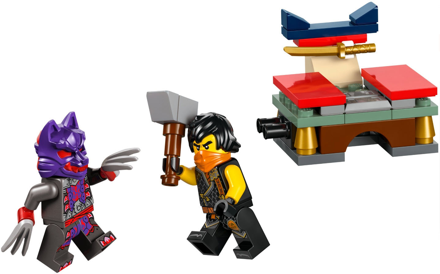 Inhalt: LEGO Ninjago 30675 Turnier-Trainingsgelände