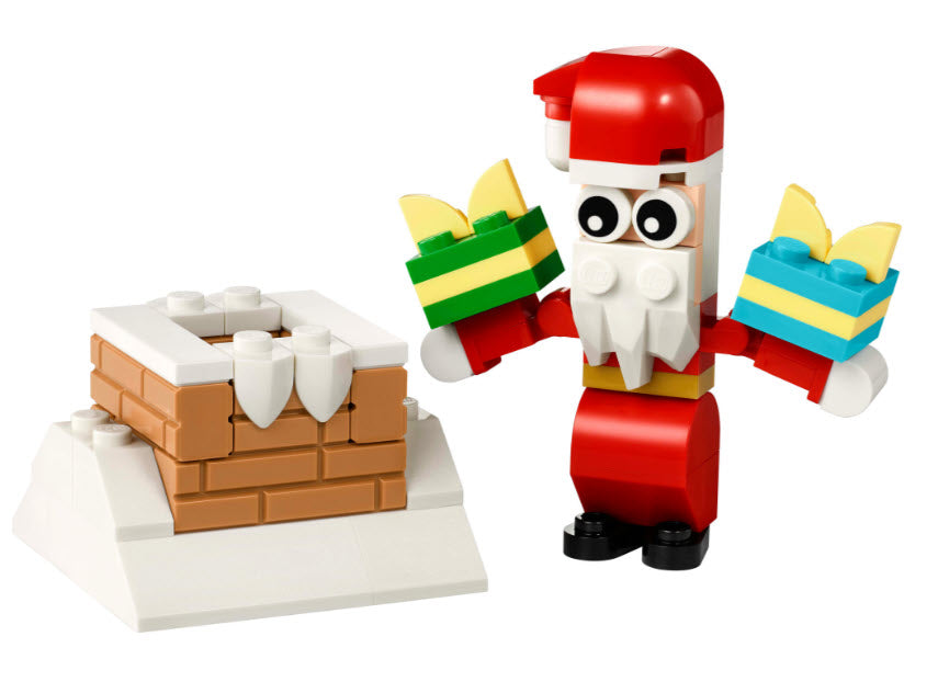 Inhalt: LEGO Creator 30692 Der Weihnachtsmann im Schornstein