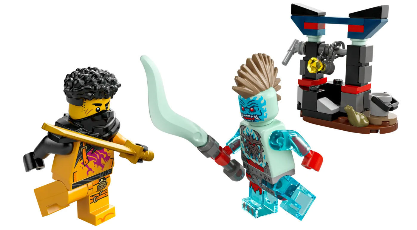 Inhalt: LEGO Ninjago 30700 Arins Duell mit dem Drachenmenschen