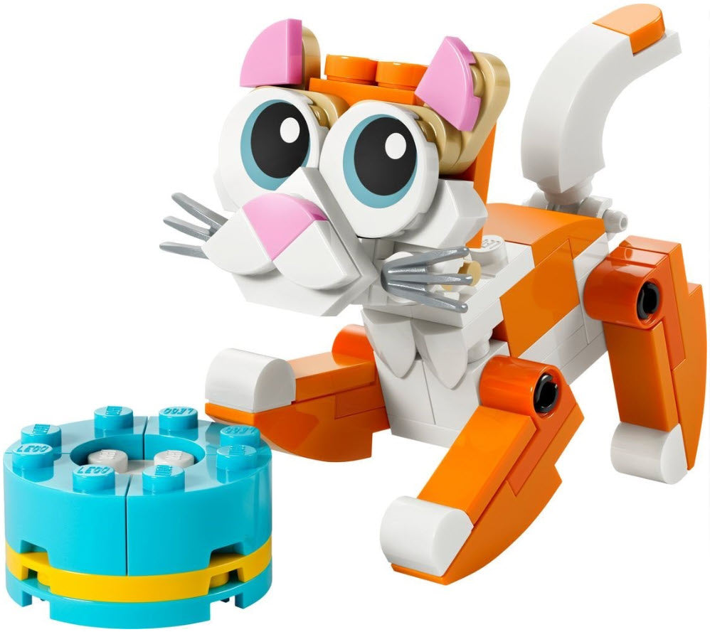 Inhalt: LEGO Creator 30714 Orange Katze