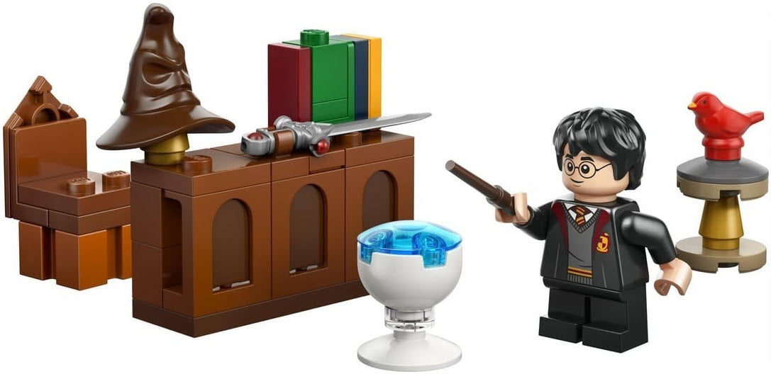 Inhalt: LEGO Harry Potter 30724 Dumbledores Büro mit Harry Potter