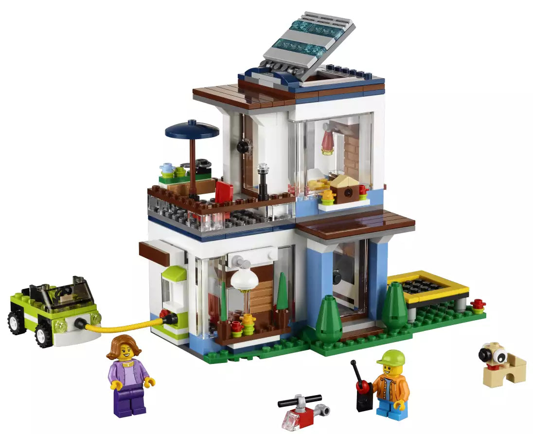 LEGO Creator 31068 Modernes Zuhause, Inhalt