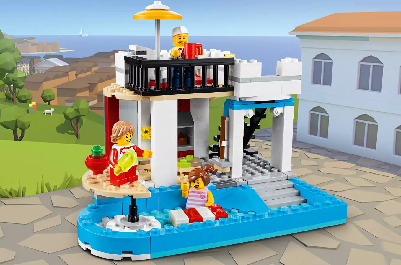 Altenativmodell Nr.1: LEGO Creator 31077 Modulares Zuckerhaus