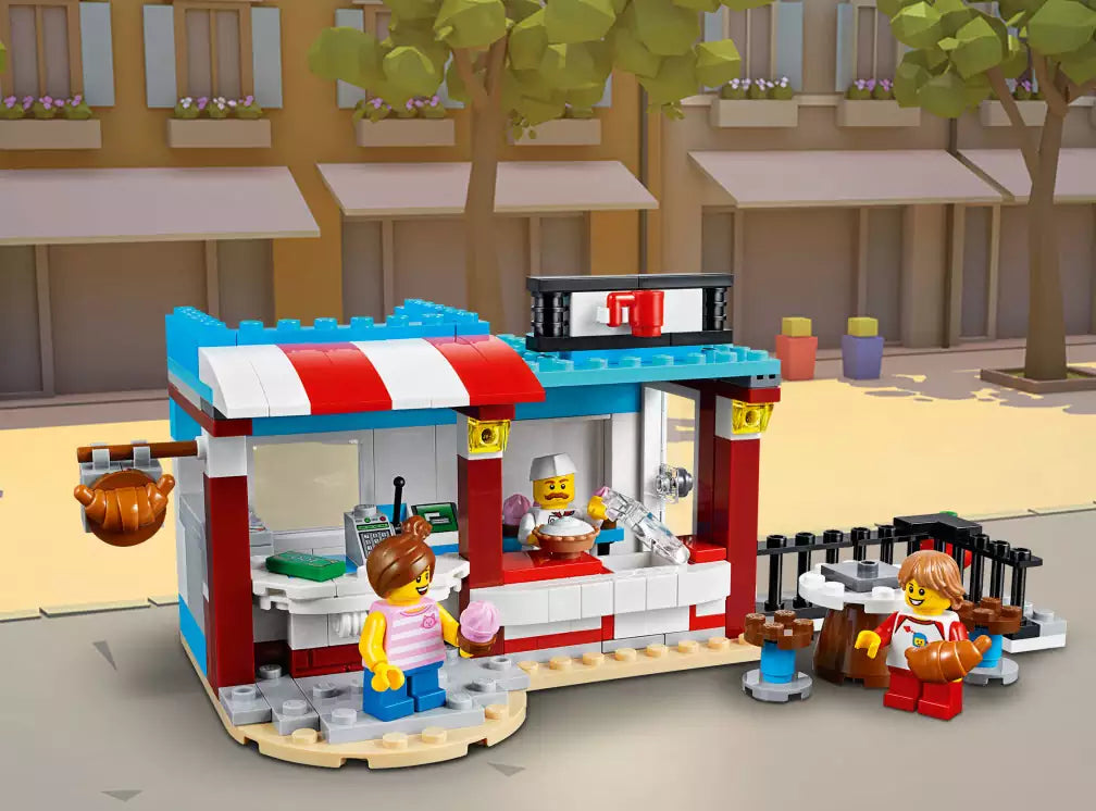 Altenativmodell Nr.2: LEGO Creator 31077 Modulares Zuckerhaus