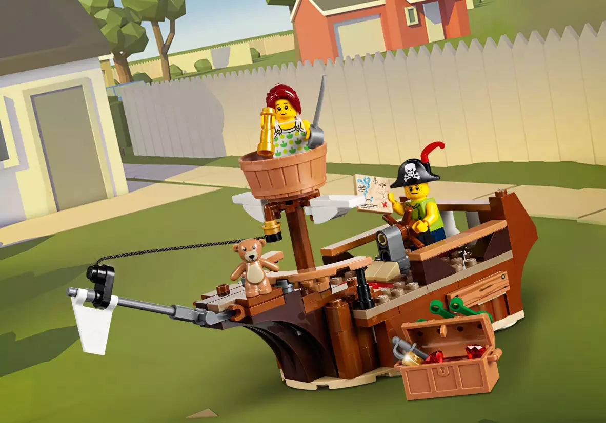 Altenativmodell Nr.1: LEGO Creator 31078 Baumhausschätze