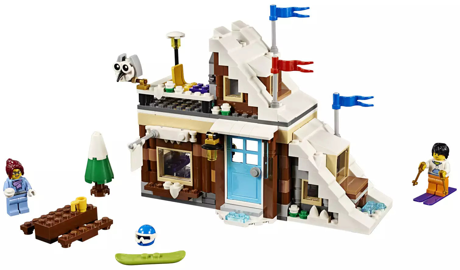 Inhalt: LEGO Creator 31080 Modulares Wintersportparadies