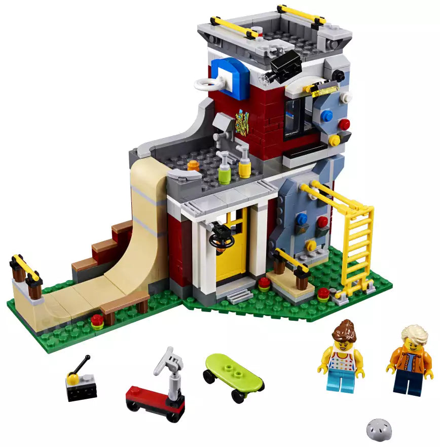 Inhalt: LEGO Creator 31081 Umbaubares Freizeitzentrum