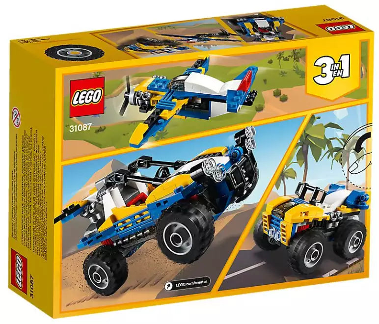 Box Rückseite: LEGO Creator 31087 Strandbuggy