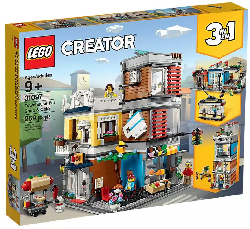 LEGO Creator 31097 Stadthaus mit Zoohandlung & Café
