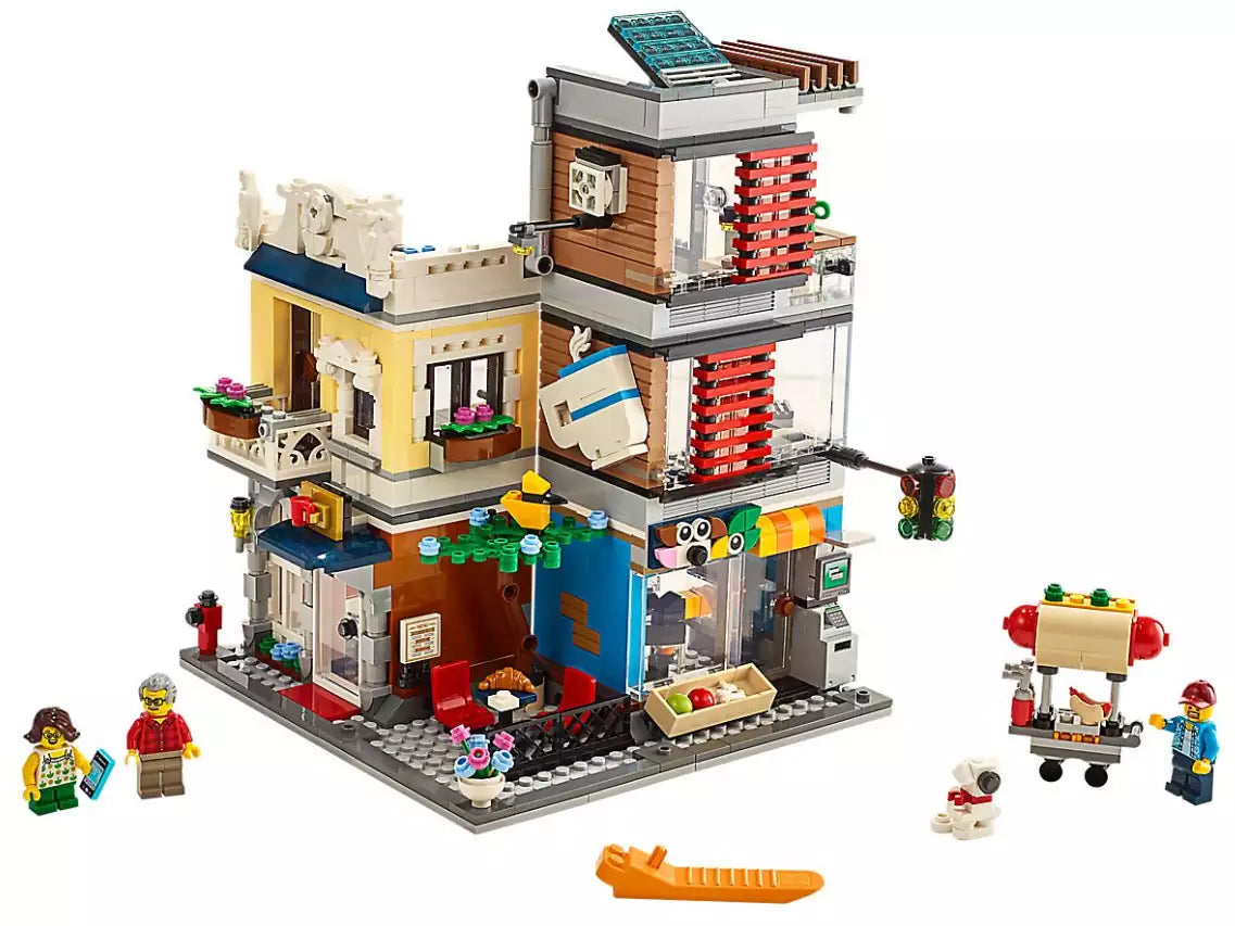 Hauptmodell: LEGO Creator 31097 Stadthaus mit Zoohandlung & Café