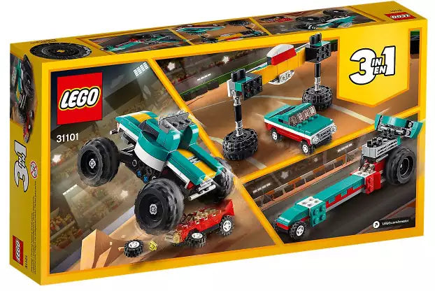 Box Rückseite: LEGO Creator 31101 Monster-Truck