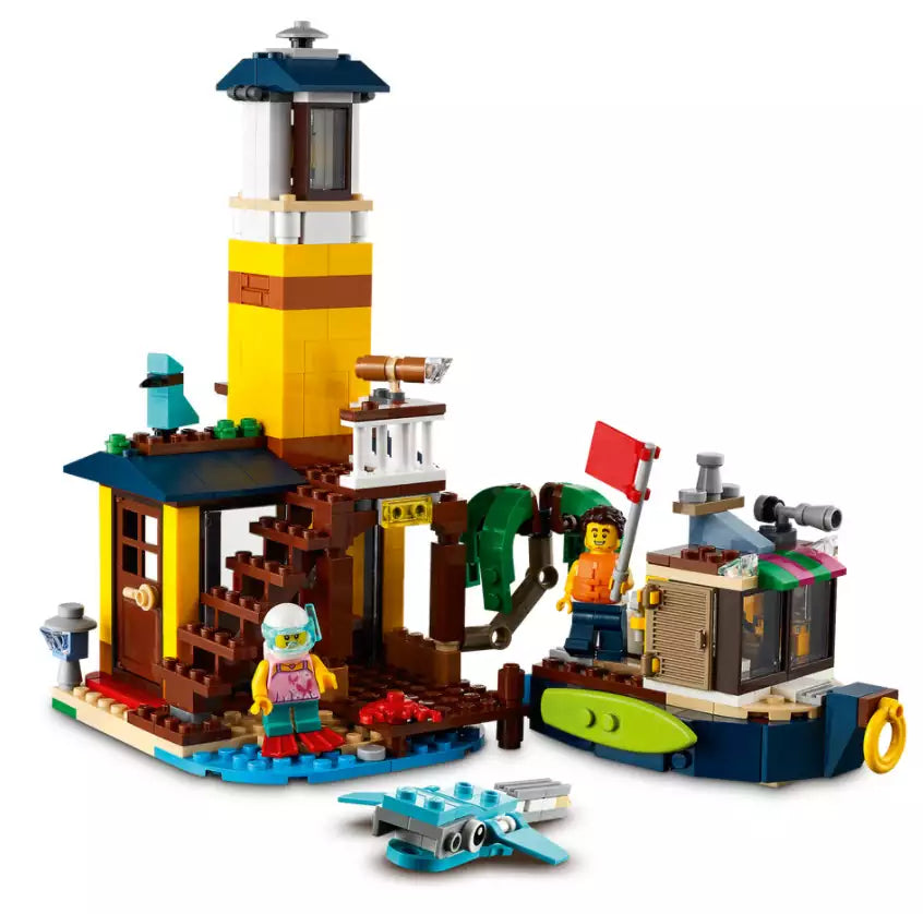 Alternativmodell 1: LEGO Creator 31118 Surfer-Strandhaus