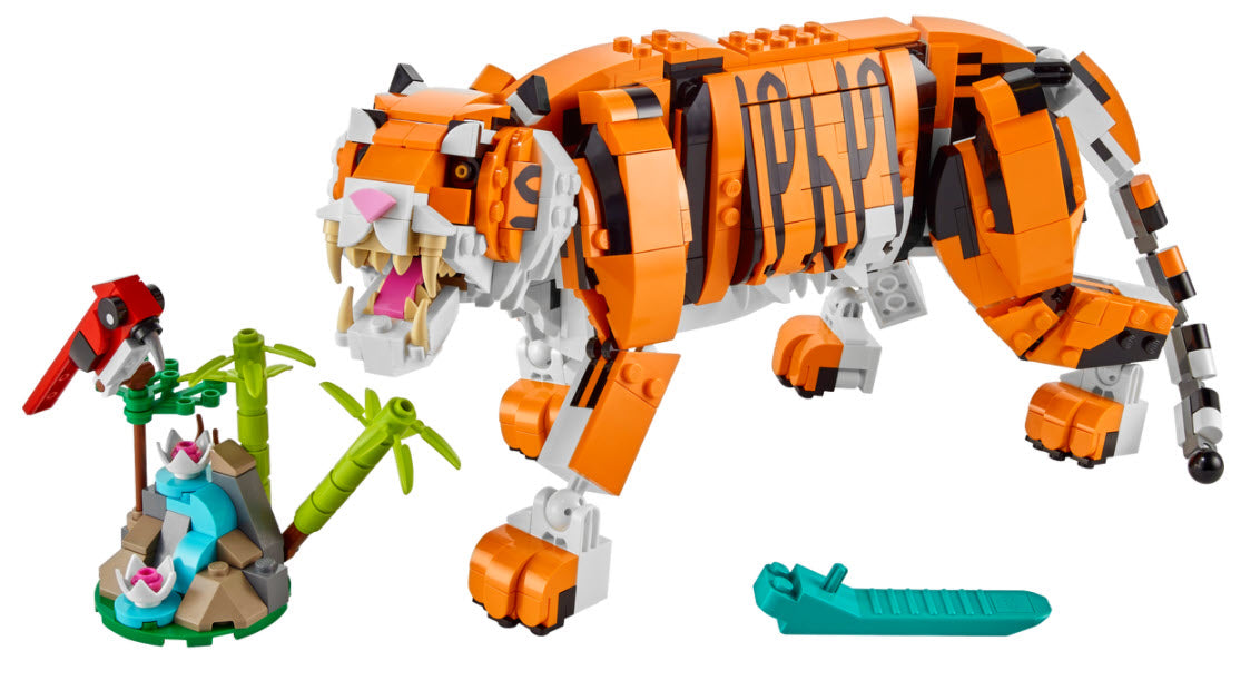 Inhalt: LEGO Creator 31129 Majestätischer Tiger