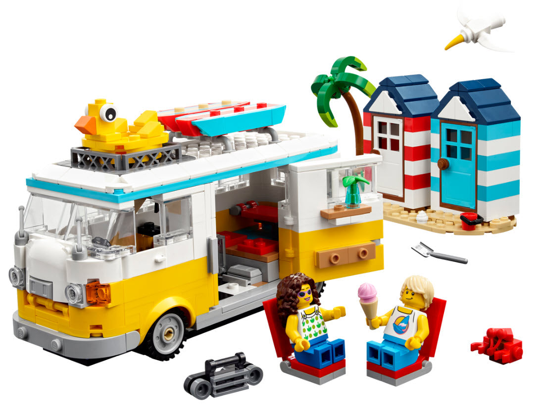 Inhalt: LEGO Creator 31138 Strandcampingbus