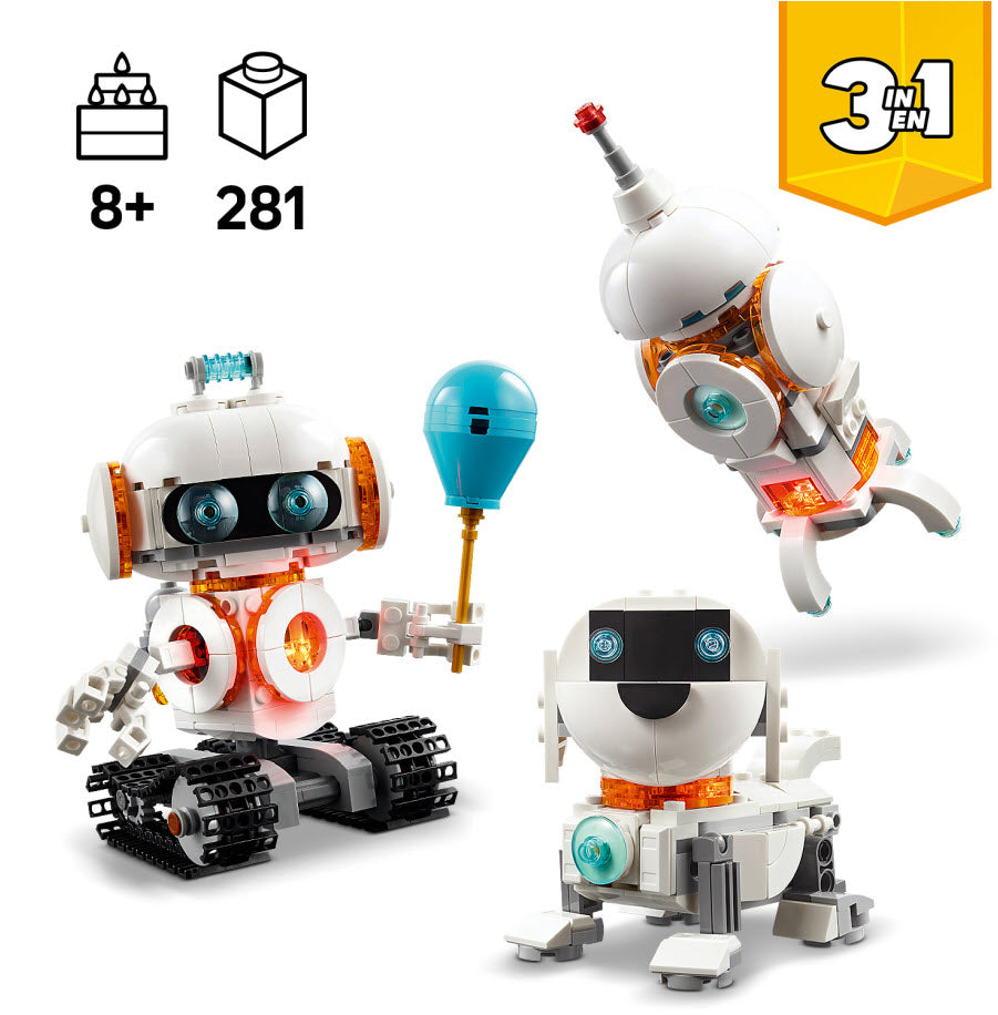 3-in-1 Modelle: LEGO Creator 31164 Weltraum-Roboter