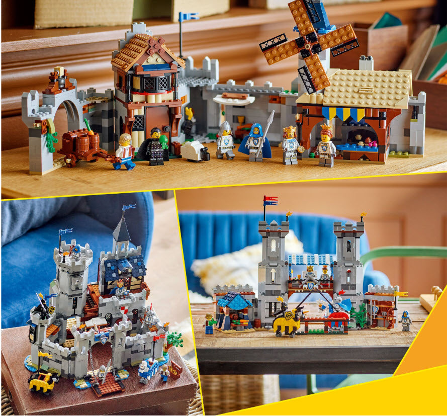 3-in-1 Modelle: LEGO Creator 31168 Ritterburg im Mittelalter
