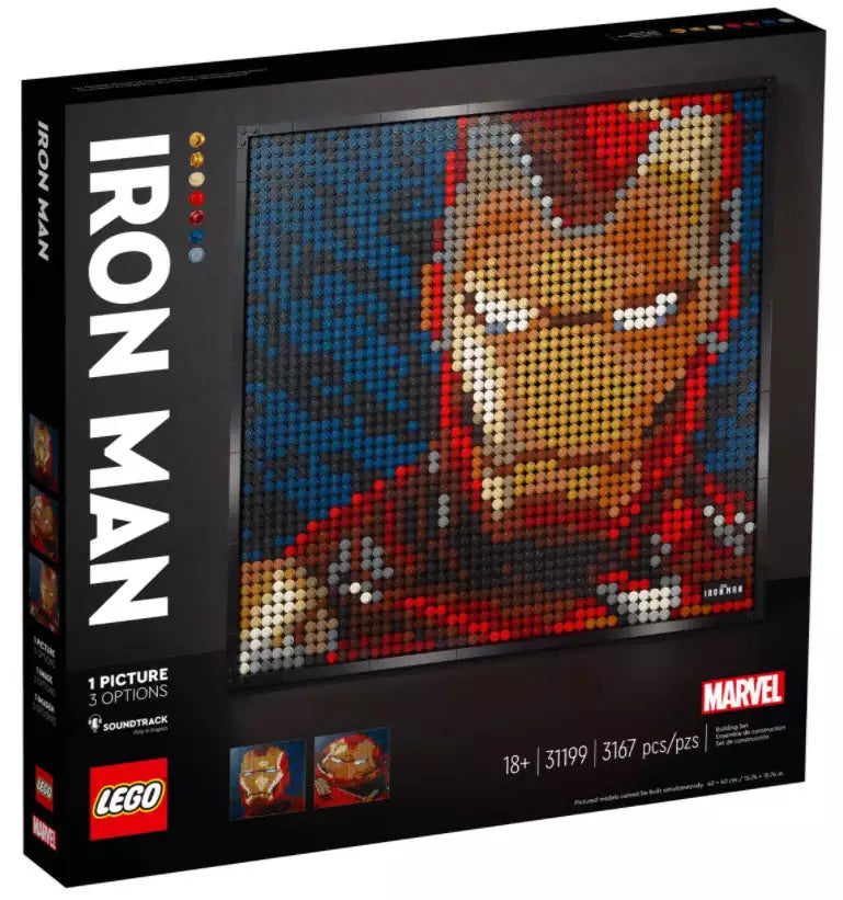 LEGO Art 31199 Marvel Studios Iron Man - Kunstbild