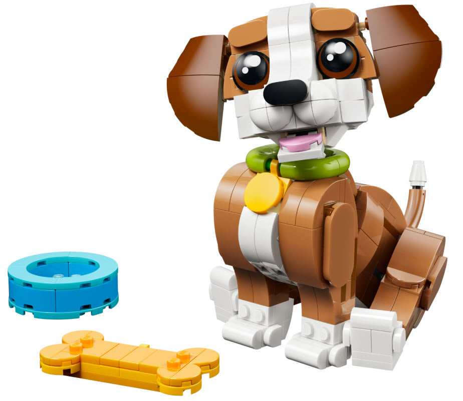 Inhalt: LEGO Creator 31382 Niedliche Tiere: Verspielter Welpe