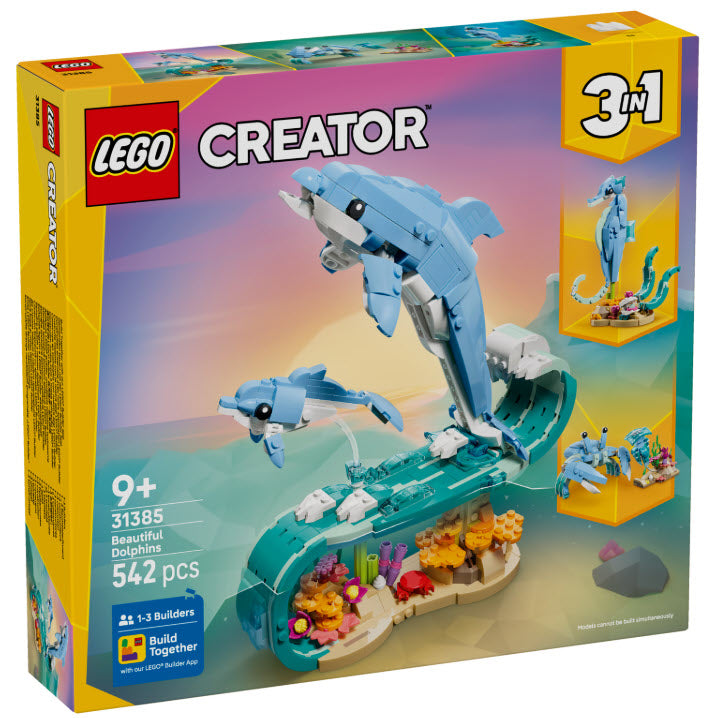 LEGO Creator 31385 Meerestiere: Wunderschöne Delfine