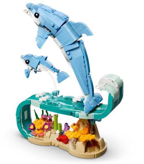 Hauptmodell: LEGO Creator 31385 Meerestiere: Wunderschöne Delfine