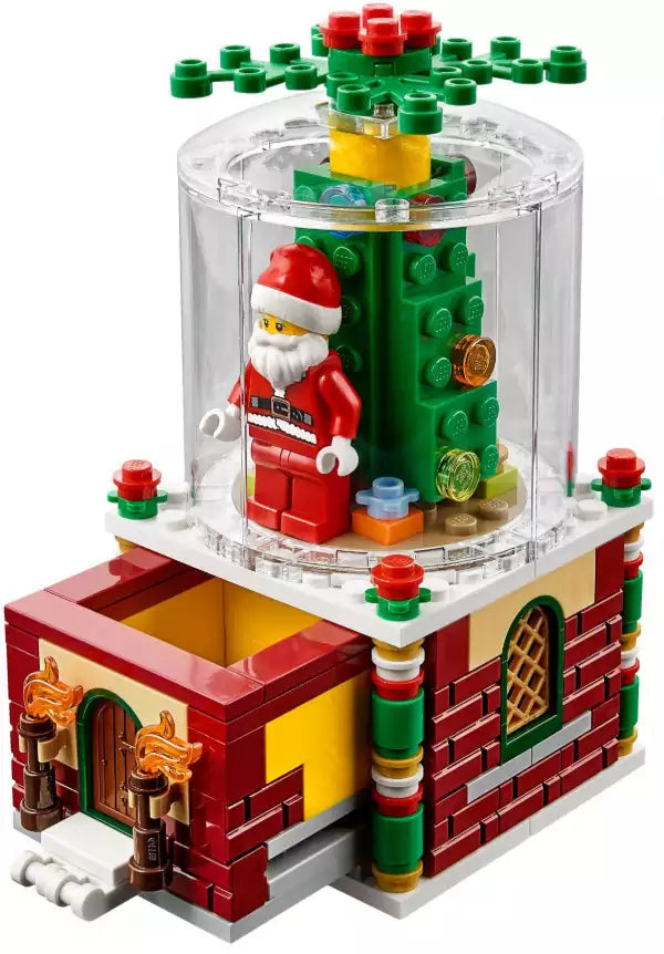 Box Rückseite: LEGO Saisonale Sets 40223 Schneekugel Limited Edition 2016