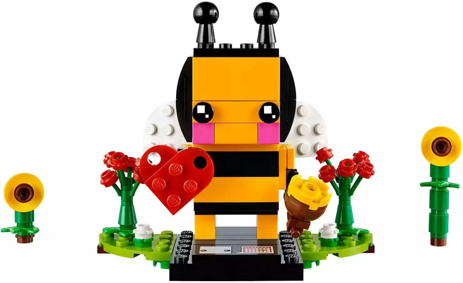 Inhalt: LEGO Brickheadz 40270 Valentinstags-Biene
