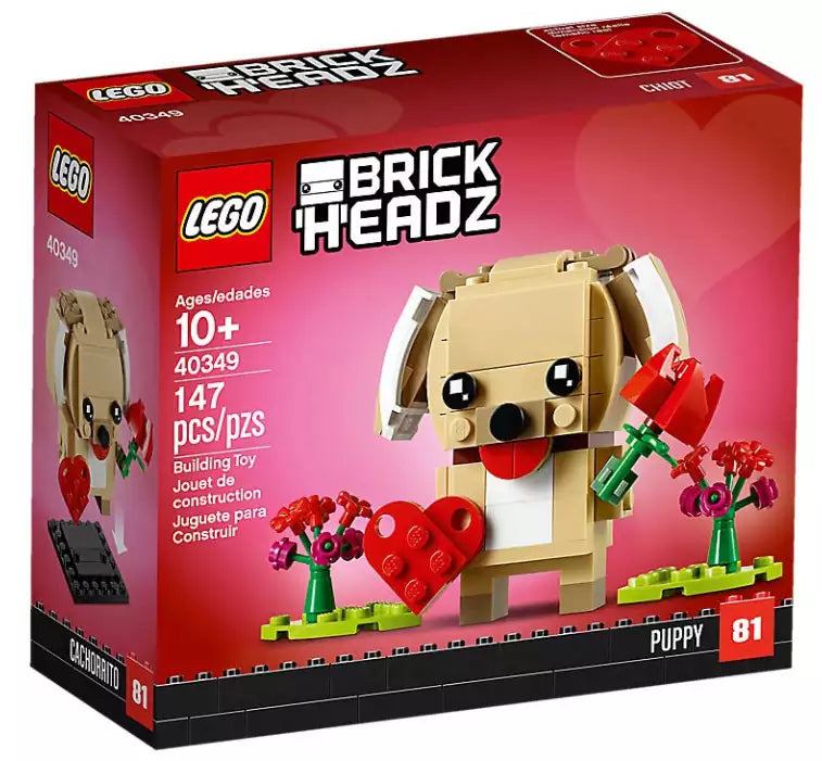 LEGO Brickheadz 40349 Valentinstag-Welpe
