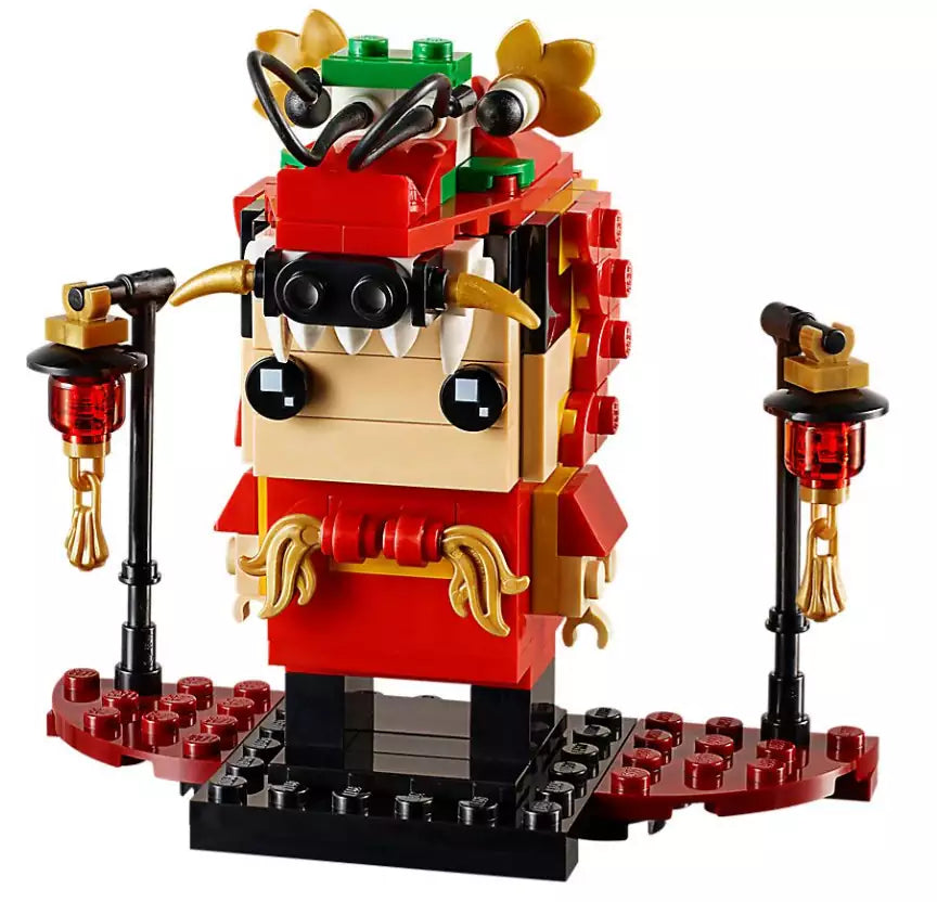 Inhalt: LEGO Brickheadz 40354 Drachentanz-Mann