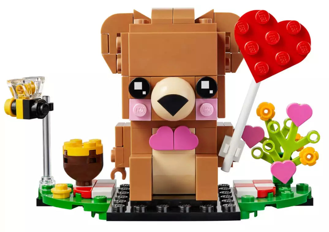Inhalt: LEGO Brickheadz 40379 Valentinstag-Bär