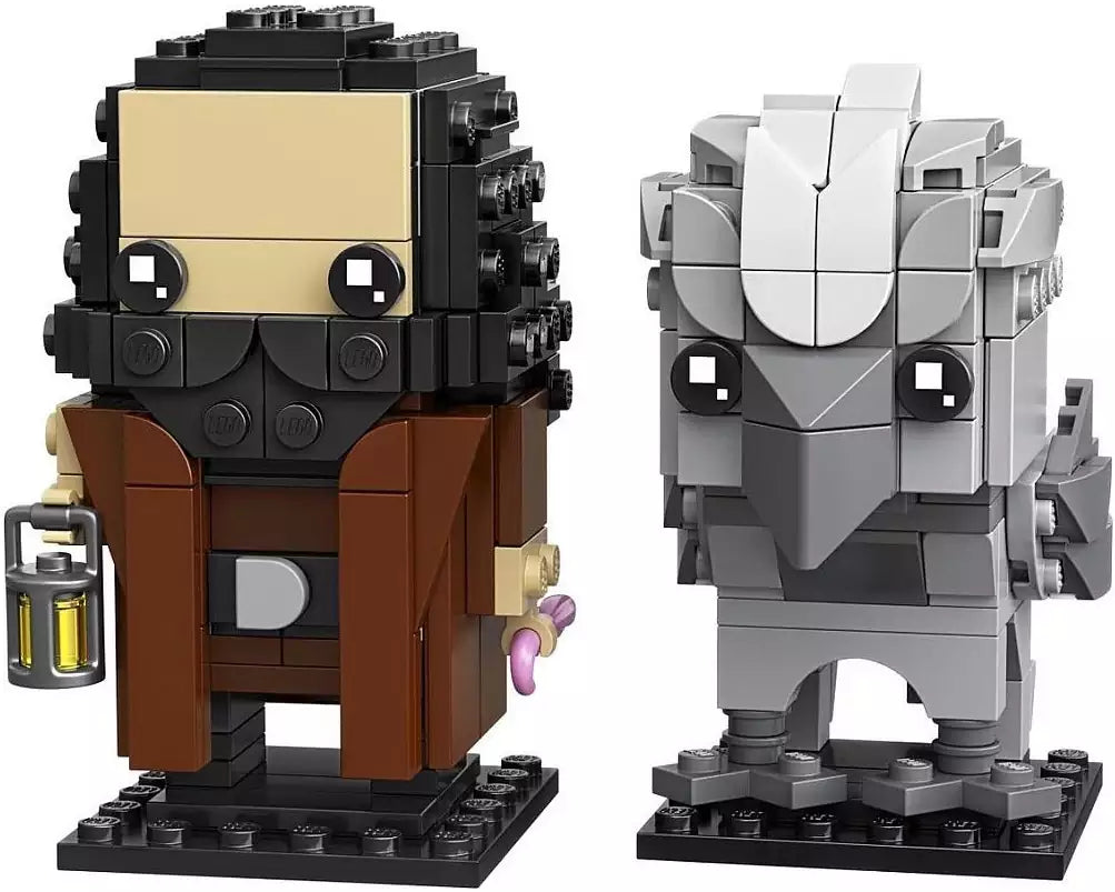 Inhalt: LEGO Brickheadz 40412 Hagrid und Seidenschnabel