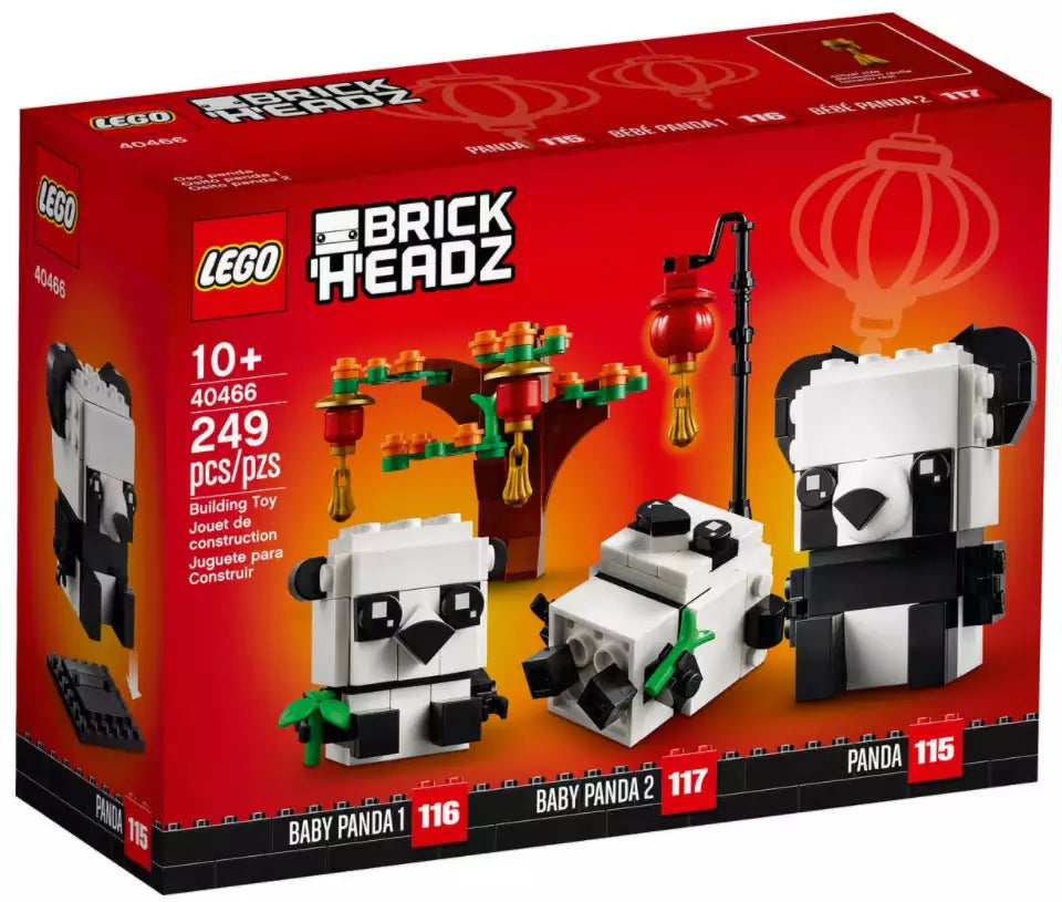 LEGO Brickheadz 40466 Pandas fürs chinesische Neujahrsfest