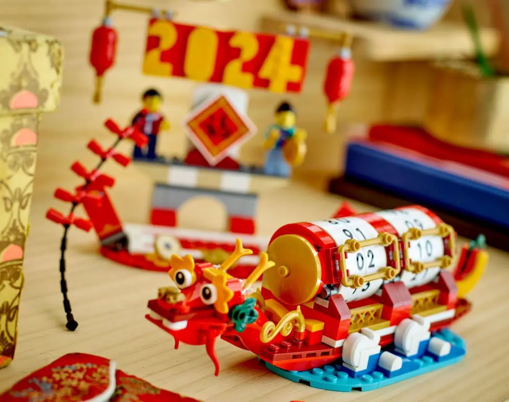 Detail 1: LEGO 40678 Feiertagskalender
