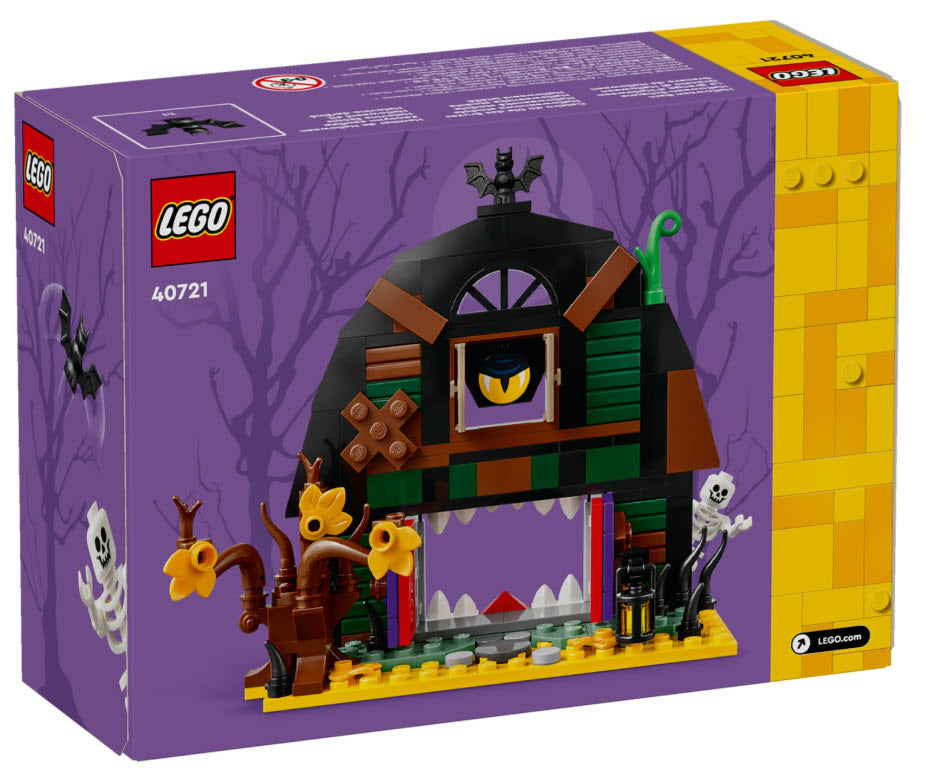 Box Rückseite: LEGO 40721 Halloween-Scheune