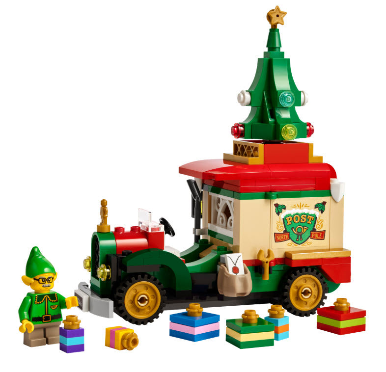 Inhalt: LEGO 40746 Lieferwagen des Weihnachtsmanns
