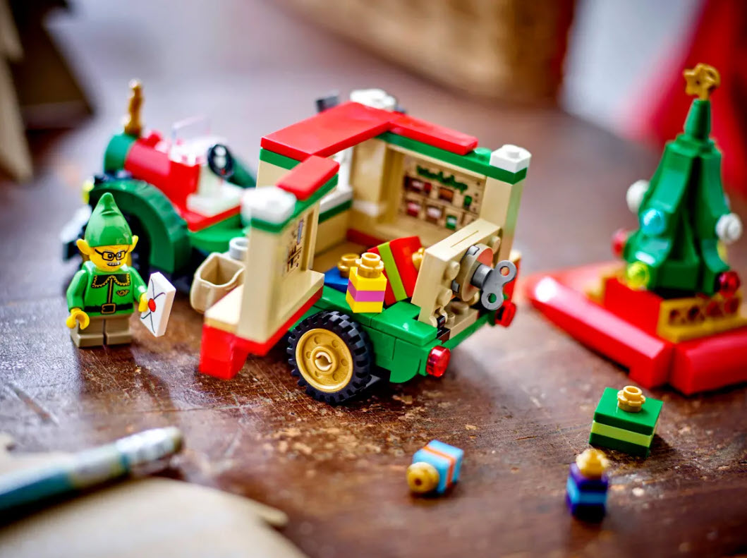 Detail 1: LEGO 40746 Lieferwagen des Weihnachtsmanns