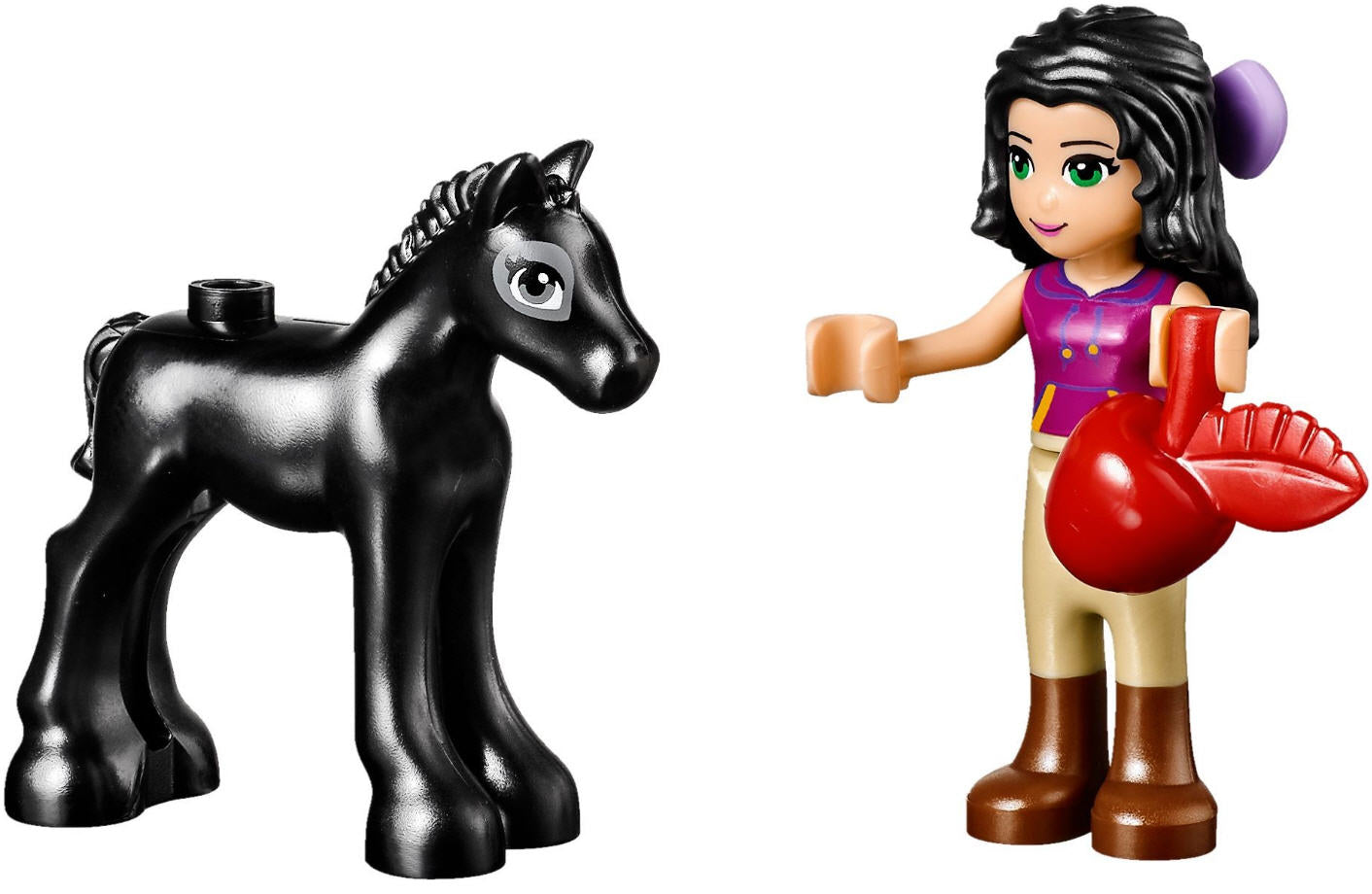 LEGO Friends 41123 Waschhäuschen für Emmas Fohlen, Minifiguren