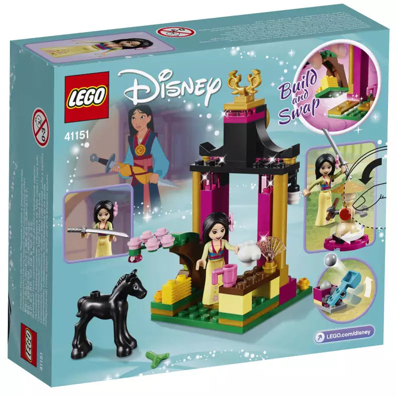 Box Rückansicht: LEGO Disney Princess 41151 Mulans Training