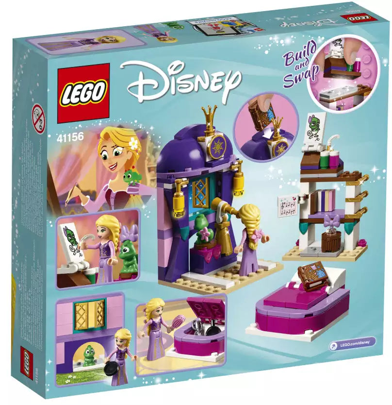 Box Rückansicht: LEGO Disney Princess 41156 Rapunzels Schlafgemach