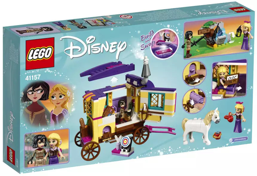 Box Rückansicht: LEGO Disney Princess 41157 Rapunzels Reisekutsche