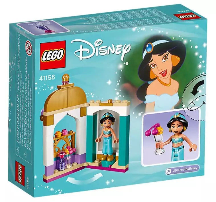 Box Rückseite: LEGO Disney Princess 41158 Jasmins kleiner Turm