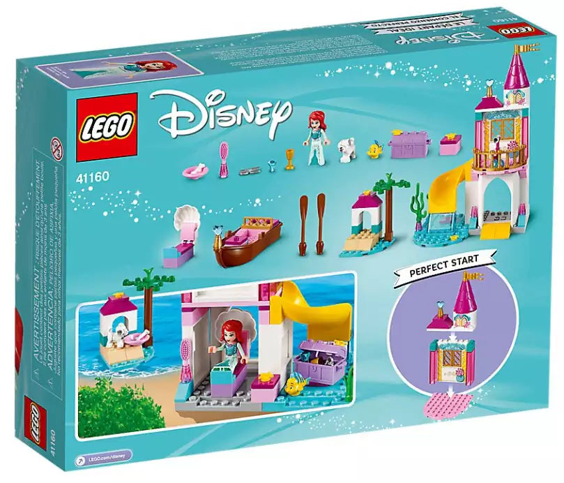 Box Rückseite: LEGO Disney Princess 41160 Arielles Meeresschloss