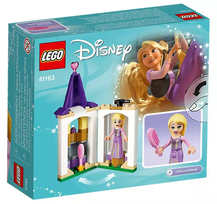 Box Rückseite: LEGO Disney Princess 41163 Rapunzels kleiner Turm