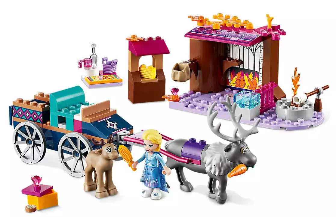 Inhalt: LEGO Disney Princess 41166 Elsa und die Rentierkutsche