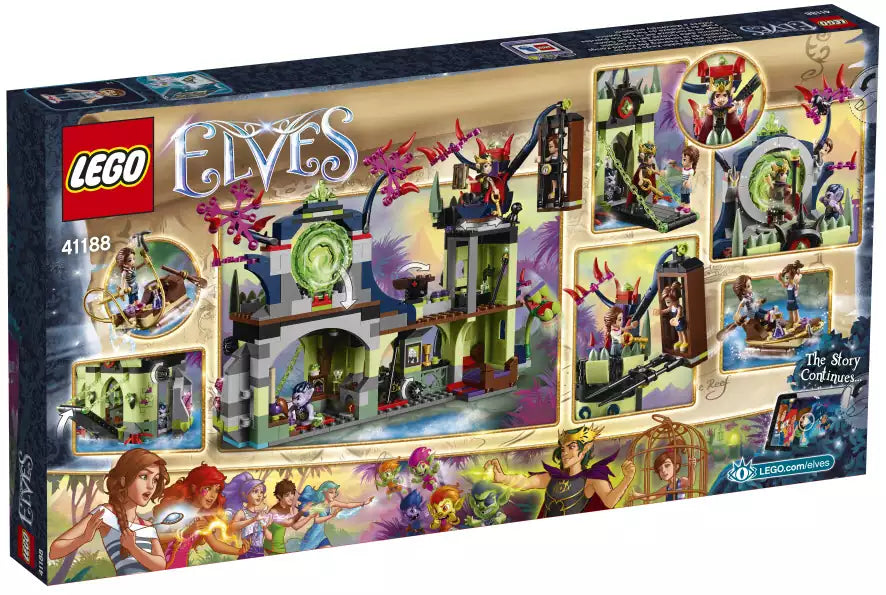 Box Rückansicht: LEGO Elves 41188 Ausbruch aus der Festung des Kobold-Königs