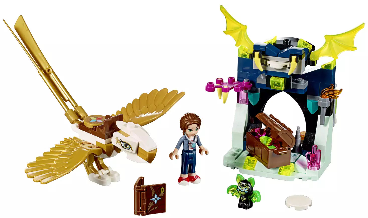 Inhalt: LEGO Elves 41190 Emily Jones und die Flucht auf dem Adler