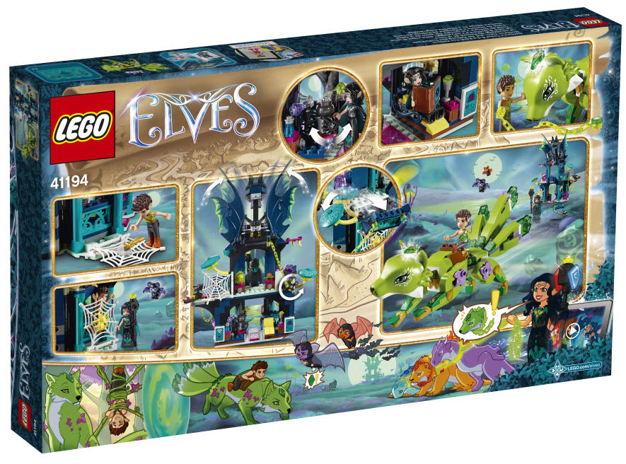 Box Rückseite: LEGO Elves 41194 Nocturas Turm und die Rettung des Erdfuchses